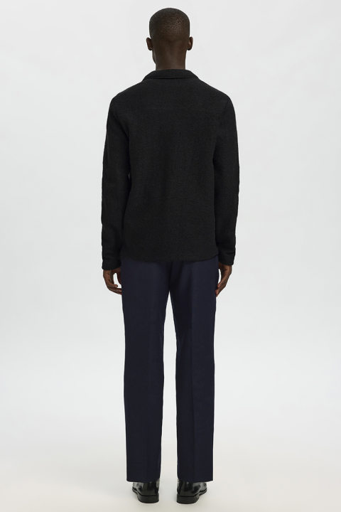 Selected Nealy LS Knit Cardigan Black