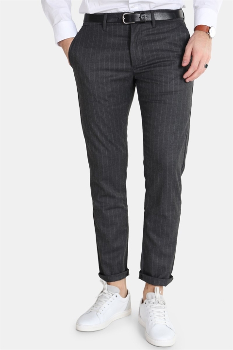 Gabba Jones Chino Grey Pinstripe