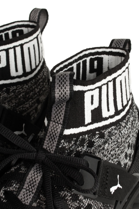 Puma Ignite Evoknit Black-Quiet Shade-Black