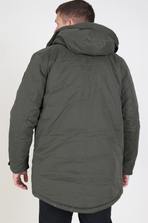 Only & Sons Ethan XO Parka Jacket Forest Night