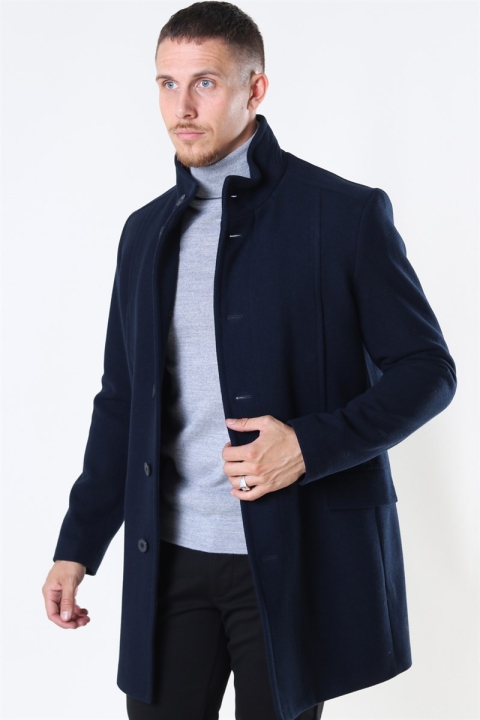 Selected Morrison Wool coat Dark Sapphire