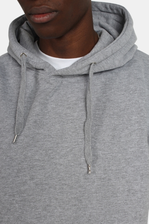 Basic Brand Hooded Sweatshirts Oxford Grey