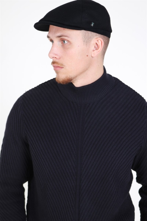 Only & Sons Roland 7 Structure Knit Dark Navy