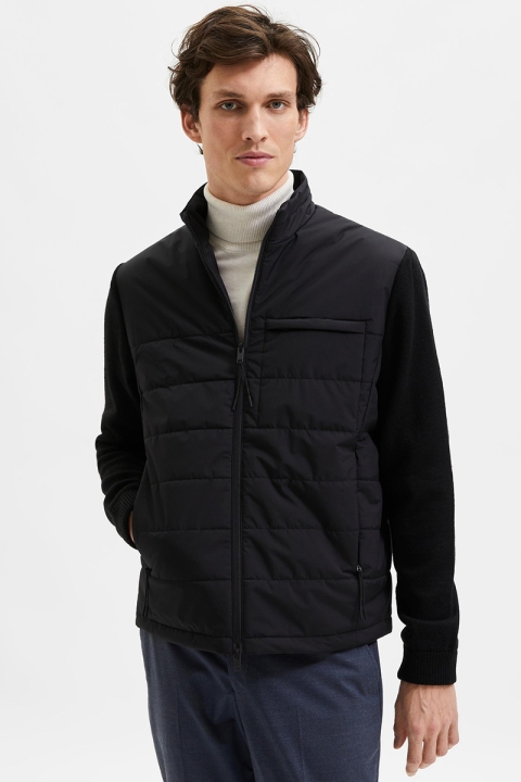 Selected SLHRYLEE QUILTED  JKT B Black