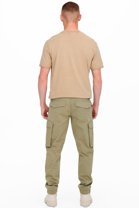 ONLY & SONS KIM CARGO Pants Silver Sage