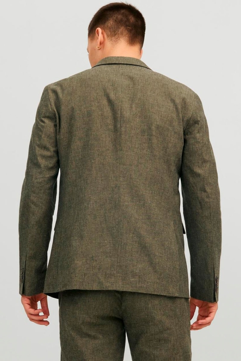 Jack & Jones Riviera Linen Blazer Olive Night