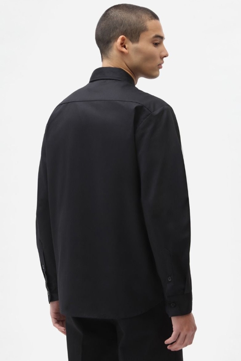 DICKIES LONG SLEEVE WORK SHIRT BLACK