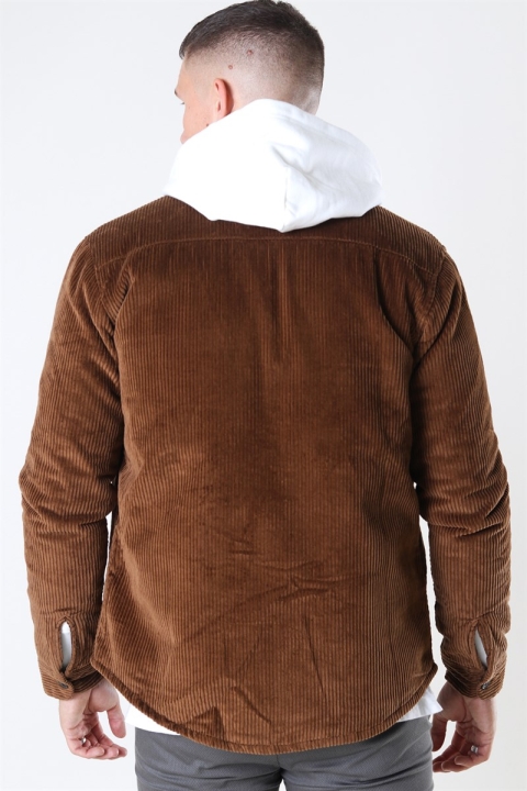 Fat Moose Nordic Shirt LS Brown