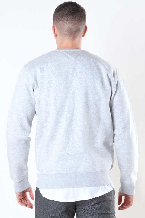 Tommy Jeans Regular Fleece Crewneck Light Grey