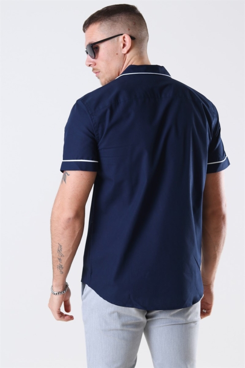 Les Deux Tahiti Shirt Dark Navy