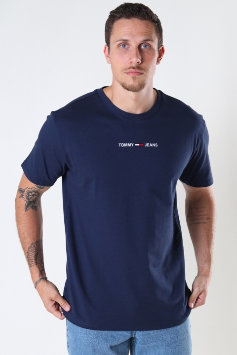 TJM SMALL TEXT TEE Twilight Navy