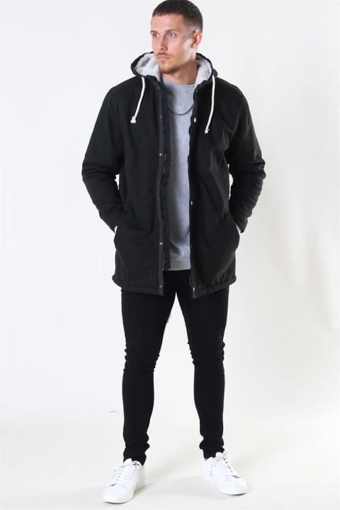 Denim Project Teddy Parka Jakke Black