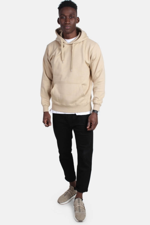 Basic Brand Hooded Sweatshirts Sand