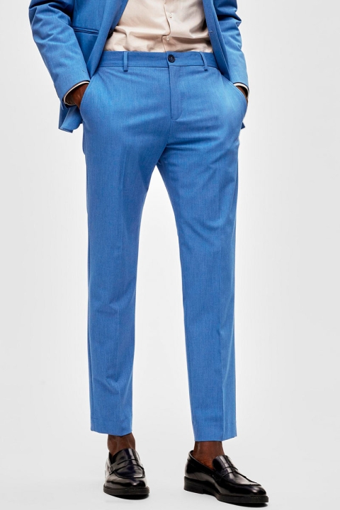 Selected Slim Liam Flex Pants Bright Cobalt