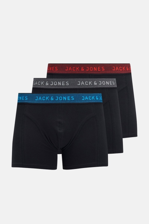 Jack & Jones Waistband Boxershorts 3-Pack Asphalt/Hawaian Oc