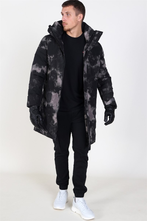 Jack & Jones Paper Parka Jacket Black