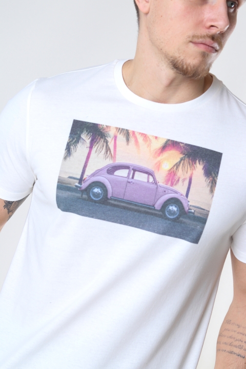 Kronstadt Clive Recycled cotton printed t-shirt Beetle