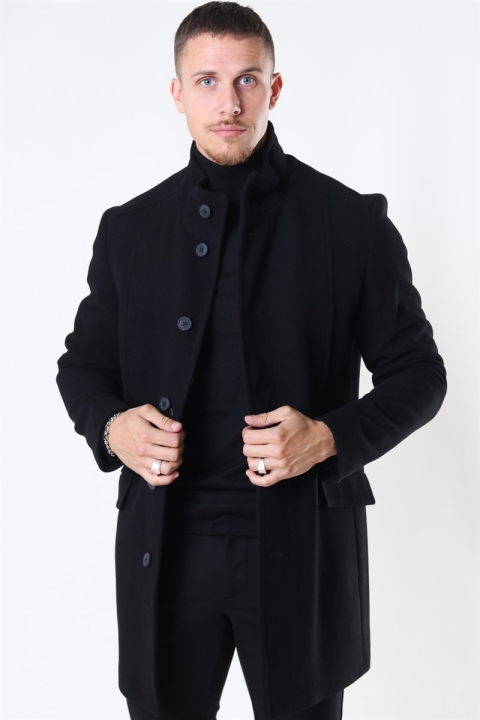 Selected Morrison Wool coat Black