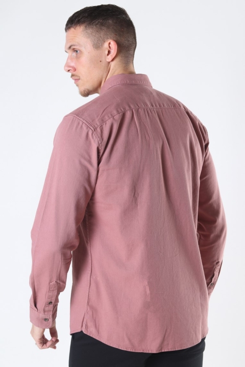 Only & Sons Bryce Life LS Reg Organic Shirt Burlwood