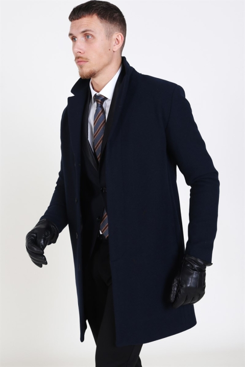 Selected Brove Wool coat Dark Sapphire