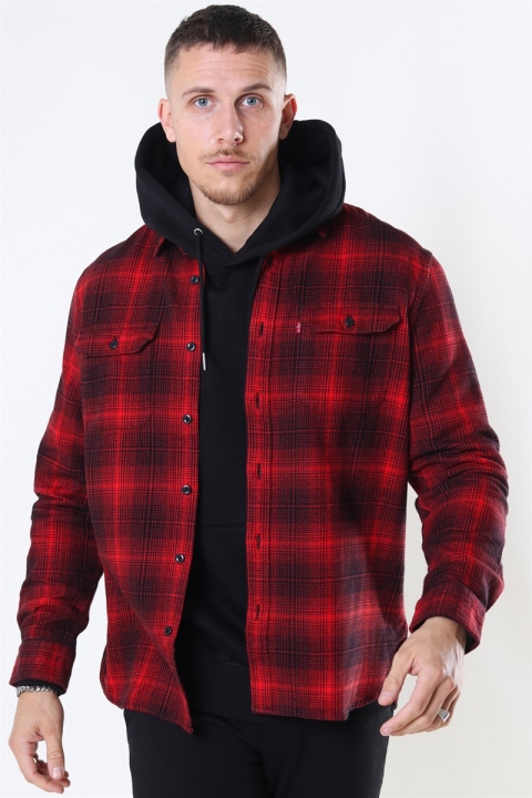 Levis Jackson Worker Shirt Ametrine Molten Lava