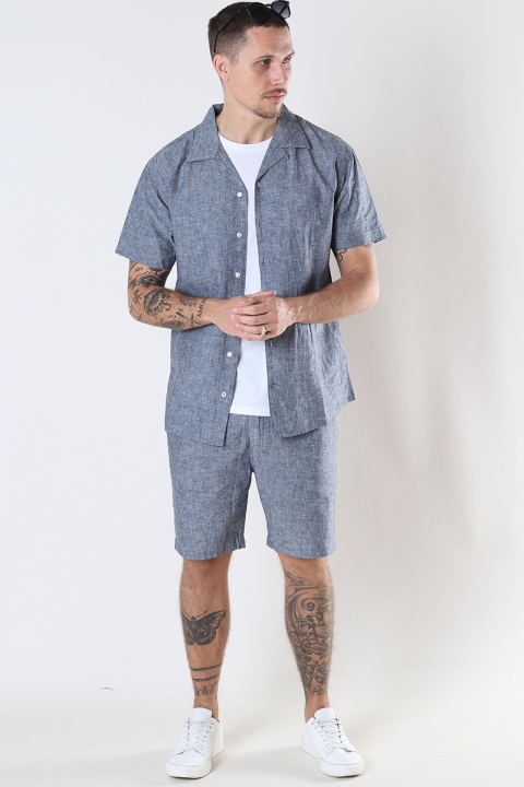 Kronstadt Cuba Linen Structure 01 S/S Navy