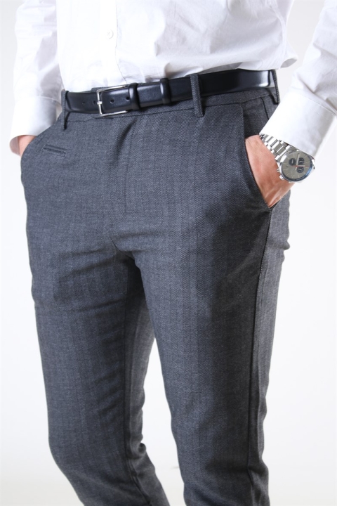 Les Deux Malus Suit Pants Grey Melange