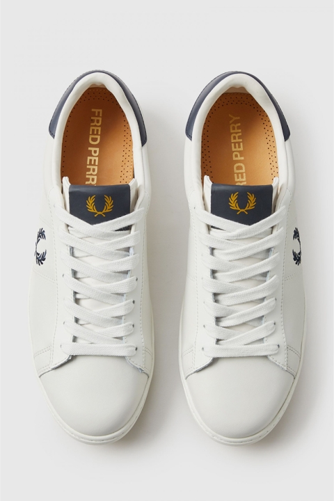 Fred Perry SPENCER LEATHER 254 Porcelain