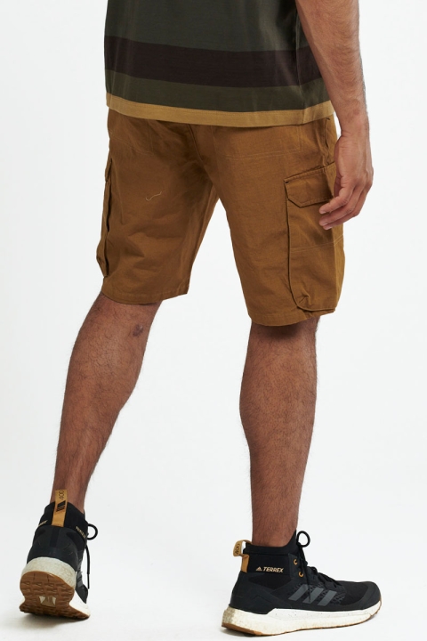 Fat Moose Tap Cargo Shorts Dark Khaki