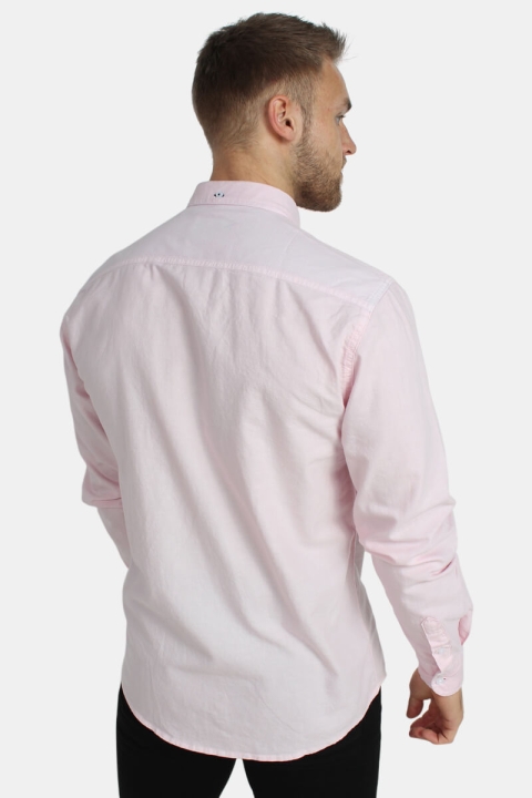 Kronstadt Johan Oxford Dyed Shirt Pink