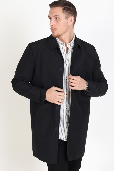 Only & Sons Sharry Trenchcoat Black