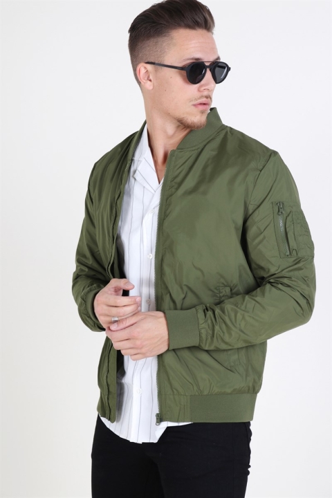 Urban Classics  Light Bomber Jacket Olive