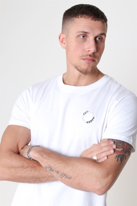 Clean Cut Antonie Logo S/S T-shirt White