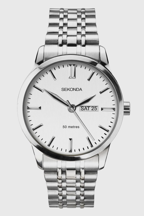 Sekonda 1664 Classic Stainless Steel Bracelet Watch