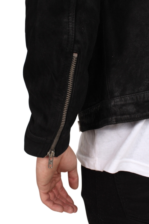 Just Junkies Rolf Suede Jacket Black