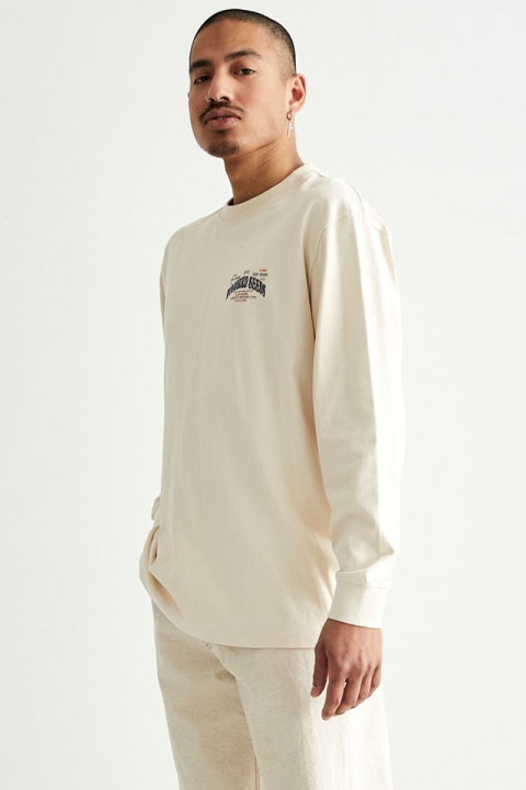 Woodbird Hanes Seeds L/S Tee Off White