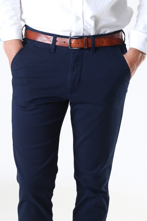 Selected Slim-Miles Flex Chino Pants Dark Sapphire