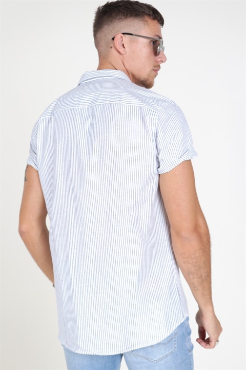 Les Deux Simon Shirt White/Navy