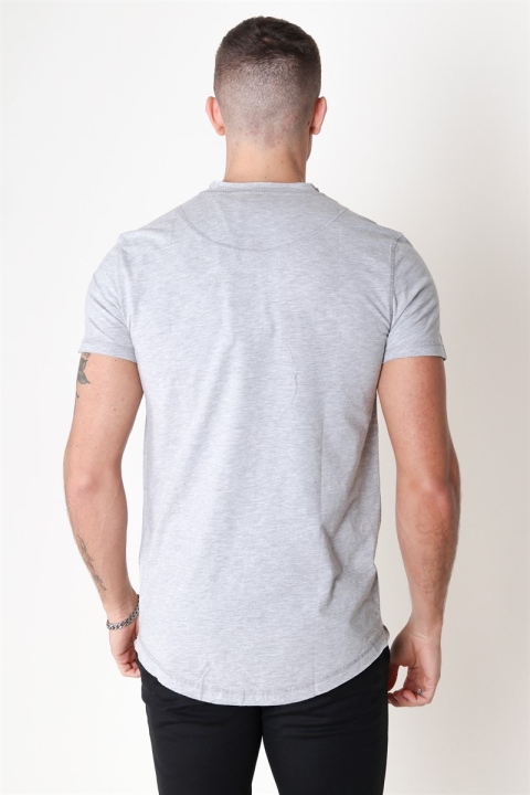 Gabba Konrad Slub S/S T-shirt Light Grey Melange