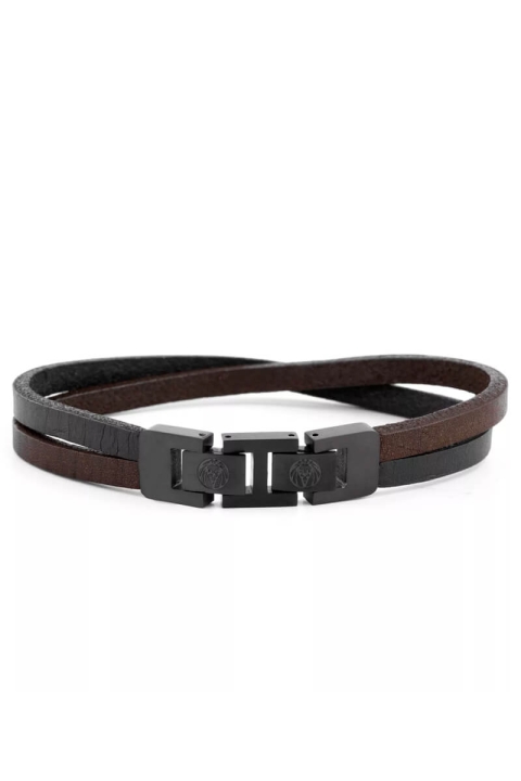 Lucleon Læder Armbånd Black/Brun