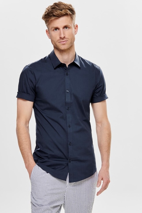 Only & Sons Alfredo SS Shirt Noos Dress Blues