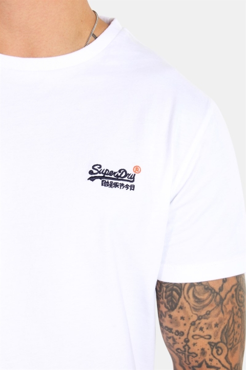 Superdry Orange Label Vintage Emb S/S T-shirt Optic White