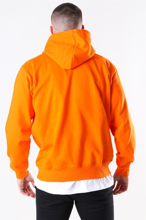 Basic Brand Hooded Sweatshirts Orange