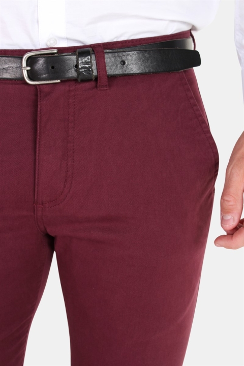 Kronstadt Daniel Stretch Chino Pants Dark Bordeaux