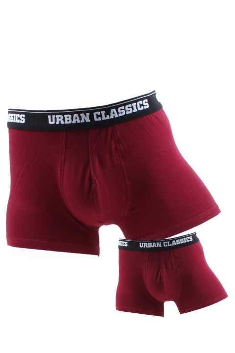 Urban Classics Tb1277 Boxershorts Burgundy 2-Pack