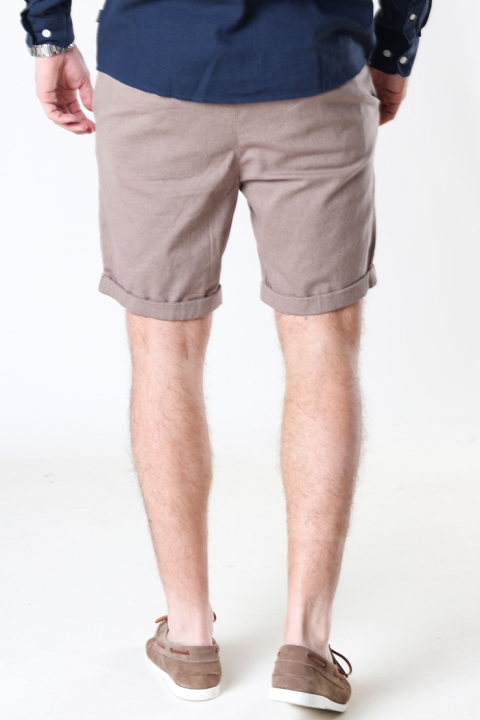 Selected SLHCOMFORT-LUTON FLEX SHORTS W NOOS Petrified Oak MIXED WITH BUGEE