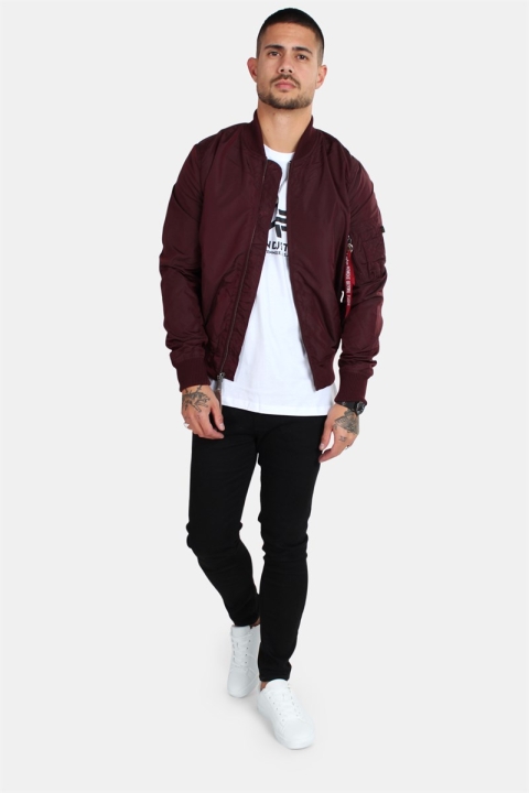 Alpha Industries MA-1 TT Jacket Dark Maroon