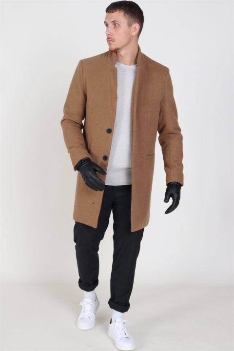 Only & Sons Maximilian Trench Coat Camel