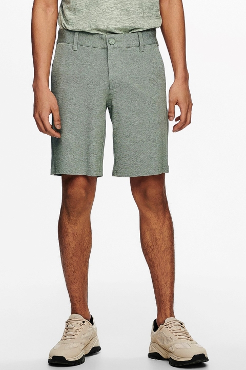 ONLY & SONS ONSMARK SHORTS MELANGE GW 8669 NOOS Olive Night