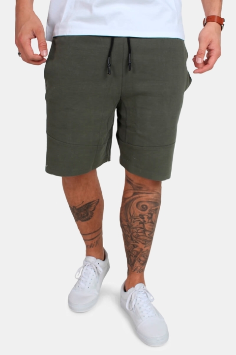 Urban Classics Interlock Sweatshorts Olive